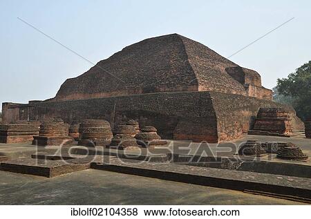 Buddhist archaeological site and an important Buddhist pilgrimage destination, the ruins of the ancient University of Nalanda, Ragir, Bihar, India, Asia View Large Photo Image Stock Photo - Buddhist archaeological site and an important Buddhist pilgrimage destination, the ruins of the ancient University of Nalanda, Ragir, Bihar, India, Asia. Fotosearch