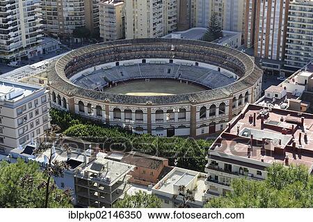 Bullring in Malaga, Spain, Europe View Large Photo Image Stock Image - Bullring in Malaga, Spain, Europe. Fotosearch