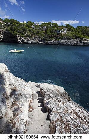 Picture - Cala Santanyi, southeast coast, Majorca, Balearic Islands, Spain, Europe. Fotosearch