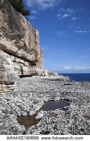 Cala Santanyi, southeast coast, Majorca, Balearic Islands, Spain, Europe View Large Photo Image Stock Photo - Cala Santanyi, southeast coast, Majorca, Balearic Islands, Spain, Europe. Fotosearch