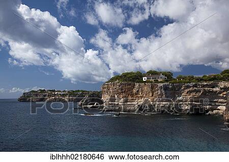 Cala Santanyi, southeast coast, Majorca, Balearic Islands, Spain, Europe View Large Photo Image Stock Photograph - Cala Santanyi, southeast coast, Majorca, Balearic Islands, Spain, Europe. Fotosearch