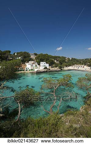Cala Santanyi with beach, Majorca, Balearic Islands, Spain, Europe View Large Photo Image Stock Photo - Cala Santanyi with beach, Majorca, Balearic Islands, Spain, Europe. Fotosearch