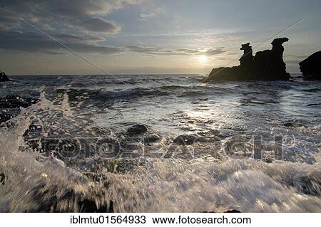 Stock Image - Camel Rock, Hammershus, Bornholm, Denmark, Europe. Fotosearch