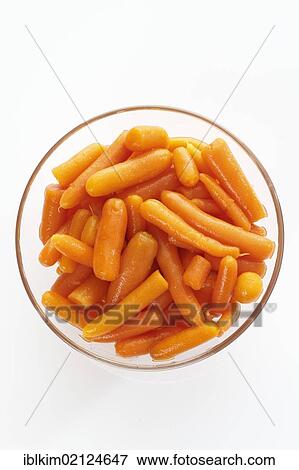 Canned carrots in glass bowl View Large Photo Image Stock Photo - Canned carrots in glass bowl. Fotosearch