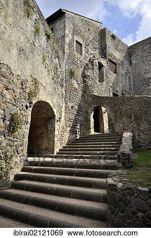 Castello Odescalchi, fortress, courtyard, Bracciano, Lazio, Italy, Europe View Large Photo Image Stock Photo - Castello Odescalchi, fortress, courtyard, Bracciano, Lazio, Italy, Europe. Fotosearch