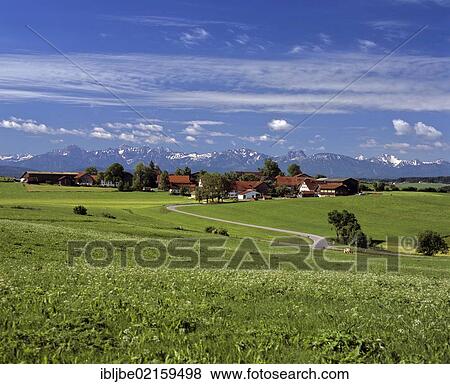 Castle, Thannheim Mountains, Allgaeu Alps, Allgaeu, Swabia, Bavaria, Germany, Europe View Large Photo Image Stock Photo - Castle, Thannheim Mountains, Allgaeu Alps, Allgaeu, Swabia, Bavaria, Germany, Europe. Fotosearch