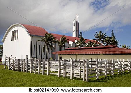 Stock Image - Catedral de Tilaran, Guanacaste, Costa Rica, Central America, North America. Fotosearch