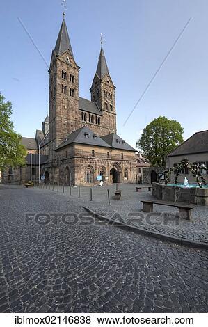 Cathedral of St. Peter, Fritzlar, Kassel region, Hesse, Germany, Europe, PublicGround, Europe View Large Photo Image Stock Photo - Cathedral of St. Peter, Fritzlar, Kassel region, Hesse, Germany, Europe, PublicGround, Europe. Fotosearch