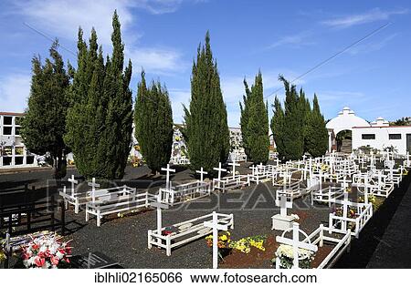 Cemetery in Santo Domingo de Garafía, La Palma, Canary Islands, Spain, Europe View Large Photo Image Stock Photograph - Cemetery in Santo Domingo de Garafía, La Palma, Canary Islands, Spain, Europe. Fotosearch