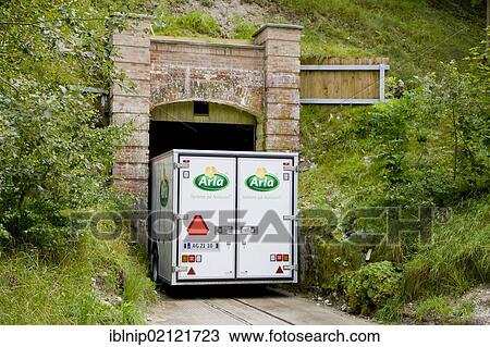 Cheese transporter passing narrow tunnel to the Mønsted, Monsted limestone caves near Viborg, Jutland, Denmark, Europe View Large Photo Image Stock Image - Cheese transporter passing narrow tunnel to the Mønsted, Monsted limestone caves near Viborg, Jutland, Denmark, Europe. Fotosearch