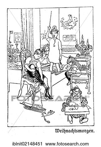 Christmas morning, illustration in The House in the Sun by Carl Larsson, 1917 View Large Photo Image Stock Image - Christmas morning, illustration in The House in the Sun by Carl Larsson, 1917. Fotosearch