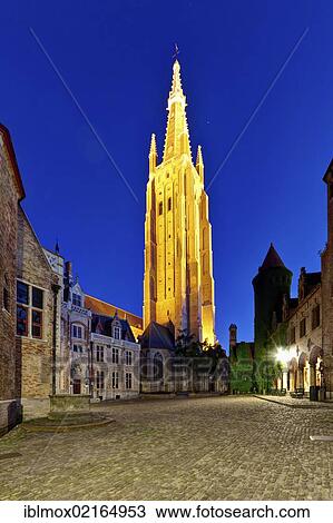 Church of Our Lady, Onze-Lieve-Vrouwekerk, historic town centre of Bruges, UNESCO World Heritage Site, West Flanders, Flemish Region, Belgium, Europe View Large Photo Image Stock Image - Church of Our Lady, Onze-Lieve-Vrouwekerk, historic town centre of Bruges, UNESCO World Heritage Site, West Flanders, Flemish Region, Belgium, Europe. Fotosearch