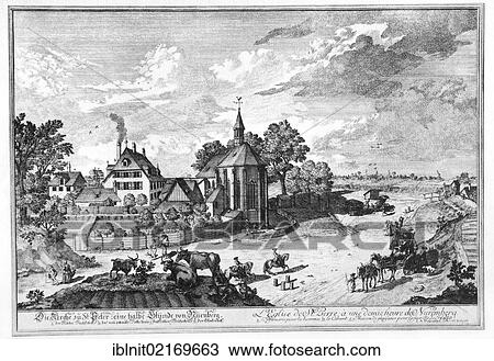 Church of St. Peter, half an hour from Nuremberg, historical woodcut from the 18th Century View Large Photo Image Stock Image - Church of St. Peter, half an hour from Nuremberg, historical woodcut from the 18th Century. Fotosearch