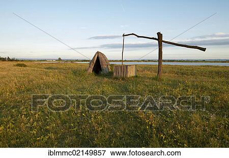 Cistern on Lake Neusiedl, Burgenland, Austria, Europe View Large Photo Image Stock Photo - Cistern on Lake Neusiedl, Burgenland, Austria, Europe. Fotosearch