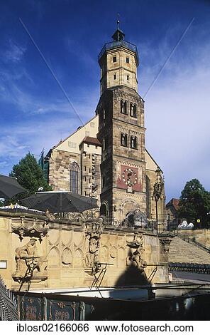 City Church of St. Michael, Schwaebisch Hall, Hohenlohe, Baden-Wuerttemberg, Germany, Europe View Large Photo Image Stock Photograph - City Church of St. Michael, Schwaebisch Hall, Hohenlohe, Baden-Wuerttemberg, Germany, Europe. Fotosearch