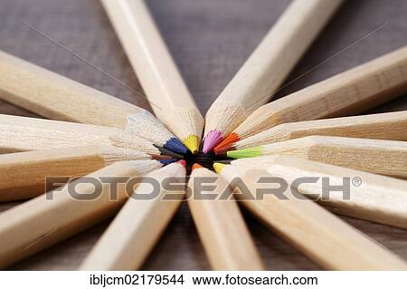 Coloured pencils View Large Photo Image Picture - Coloured pencils. Fotosearch