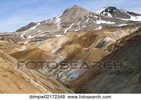 Colourful hills and rhyolite mountains of the Kerlingarfjoell geothermal area, Iceland, Europe View Large Photo Image Stock Photo - Colourful hills and rhyolite mountains of the Kerlingarfjoell geothermal area, Iceland, Europe. Fotosearch