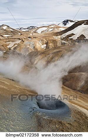 Colourful hills and rhyolite mountains of the geothermal area of Kerlingarfjoell Glacier, Iceland, Europe View Large Photo Image Stock Photo - Colourful hills and rhyolite mountains of the geothermal area of Kerlingarfjoell Glacier, Iceland, Europe. Fotosearch