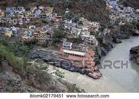 Confluence of the Alaknanda and Mandakini rivers, Rudraprayag, Uttarakhand, formerly Uttaranchal, Indian Himalayas, North India, India, Asia View Large Photo Image Stock Image - Confluence of the Alaknanda and Mandakini rivers, Rudraprayag, Uttarakhand, formerly Uttaranchal, Indian Himalayas, North India, India, Asia. Fotosearch