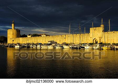 Constance Tower, city wall, Aigues-Mortes, Petit Camargue, Gard department, Languedoc-Roussillon Region, France, Europe View Large Photo Image Stock Image - Constance Tower, city wall, Aigues-Mortes, Petit Camargue, Gard department, Languedoc-Roussillon Region, France, Europe. Fotosearch