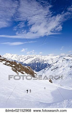 Cross-country skiers on Staudenberg Joechl Mountain in Ridnaun above Schneeberg, Sterzing, looking towards the Ridnauntal Valley and its mountains, Alto Adige, Italy, Europe View Large Photo Image Stock Photo - Cross-country skiers on Staudenberg Joechl Mountain in Ridnaun above Schneeberg, Sterzing, looking towards the Ridnauntal Valley and its mountains, Alto Adige, Italy, Europe. Fotosearch