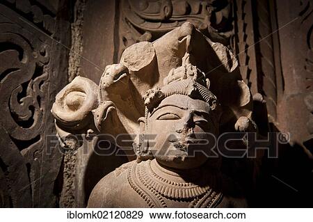 Stock Photo - Decorative sculpture, Khajuraho Group of Monuments, UNESCO World Heritage Site, Madhya Pradesh, India, Asia. Fotosearch