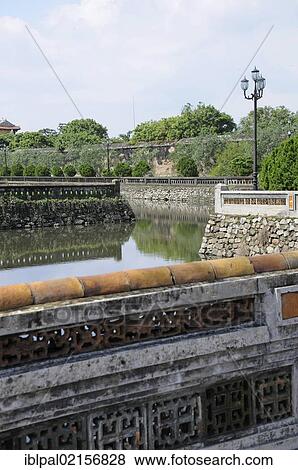 Stock Photo - Ditch, citadel, Hue, Vietnam, Southeast Asia, Asia. Fotosearch