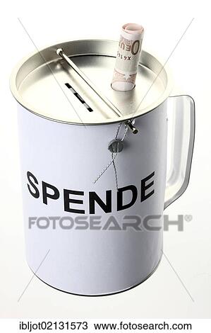 Donation box labeled Spende, German for donation, with slots for coins and bills, with a security seal to protect against unlawful opening View Large Photo Image Stock Image - Donation box labeled Spende, German for donation, with slots for coins and bills, with a security seal to protect against unlawful opening. Fotosearch