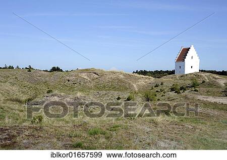 Dunes with the tower of the sand-engulfed Buried Church, Skagen, Jutland, Denmark, Europe View Large Photo Image Stock Photo - Dunes with the tower of the sand-engulfed Buried Church, Skagen, Jutland, Denmark, Europe. Fotosearch