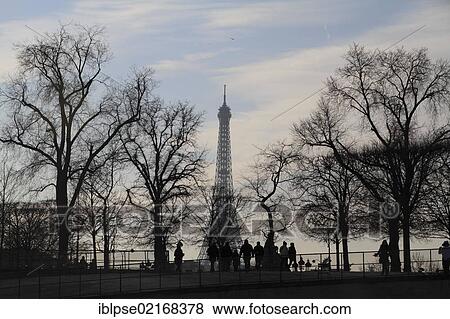 Eiffel Tower in the winter, as seen from the Place de la Concorde, Paris, France, Europe View Large Photo Image Stock Photo - Eiffel Tower in the winter, as seen from the Place de la Concorde, Paris, France, Europe. Fotosearch