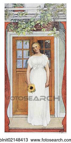 Eighteen years, illustration in The House in the Sun by Carl Larsson, 1917 View Large Photo Image Stock Image - Eighteen years, illustration in The House in the Sun by Carl Larsson, 1917. Fotosearch