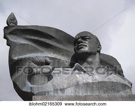 Stock Photo - Ernst Thaelmann memorial, Prenzlauer Berg quarter, Berlin, Germany, Europe. Fotosearch