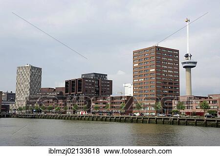 Euromast Tower, Mullerpier and St. Jobshaven Harbour, modern architecture along the Nieuwe Maas River, Rotterdam, Holland, Nederland, Netherlands, Europe View Large Photo Image Stock Photo - Euromast Tower, Mullerpier and St. Jobshaven Harbour, modern architecture along the Nieuwe Maas River, Rotterdam, Holland, Nederland, Netherlands, Europe. Fotosearch