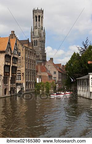 Excursion boat with tourists at the Historical Centre with guild houses on Rozenhoedkaai, Quay of the Rosary, historic city centre of Bruges, UNESCO World Heritage Site, West Flanders, Flemish Region, Belgium, Europe View Large Photo Image Stock Image - Excursion boat with tourists at the Historical Centre with guild houses on Rozenhoedkaai, Quay of the Rosary, historic city centre of Bruges, UNESCO World Heritage Site, West Flanders, Flemish Region, Belgium, Europe. Fotosearch