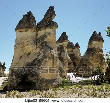 Stock Photography - Fairy chimneys in the valley of Zelve, UNESCO World Cultural and Natural Heritage Site, Goereme, Cappadocia, Central Anatolia, Turkey, Asia. Fotosearch