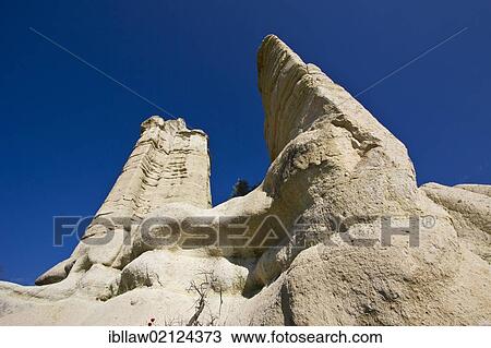 Stock Image - Fairy chimneys, tufa landscape in the valley of love in Goreme, UNESCO World Heritage Site, Cappadocia, Anatolia, Turkey, Asia. Fotosearch