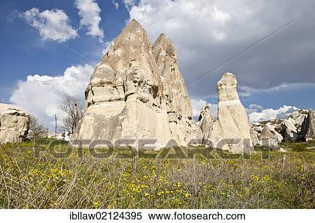 Fairy chimneys, tufa landscape in the valley of love in Goreme, UNESCO World Heritage Site, Cappadocia, Anatolia, Turkey, Asia View Large Photo Image Stock Photography - Fairy chimneys, tufa landscape in the valley of love in Goreme, UNESCO World Heritage Site, Cappadocia, Anatolia, Turkey, Asia. Fotosearch