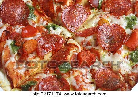 Picture - Fast food, pizza. Fotosearch