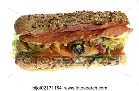 Fast food, sandwich from the Subway restaurant chain View Large Photo Image Picture - Fast food, sandwich from the Subway restaurant chain. Fotosearch