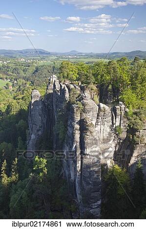 Stock Image - Felsenburg Altrathen Rock Castle, Saxon Switzerland, Saxony, Germany, Europe. Fotosearch