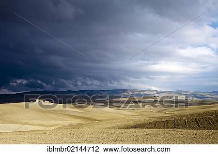 Fields below Pienza in autumn, Tuscany, Italy, Europe View Large Photo Image Stock Image - Fields below Pienza in autumn, Tuscany, Italy, Europe. Fotosearch