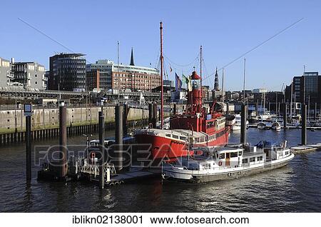 Fire ship, Port of Hamburg, Hamburg, Germany, Europe View Large Photo Image Stock Image - Fire ship, Port of Hamburg, Hamburg, Germany, Europe. Fotosearch