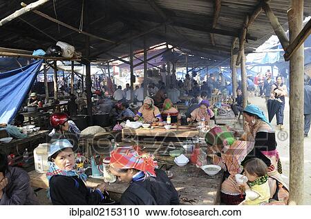 Food stalls at a market, Bac Ha, Vietnam, Southeast Asia, Asia View Large Photo Image Stock Image - Food stalls at a market, Bac Ha, Vietnam, Southeast Asia, Asia. Fotosearch