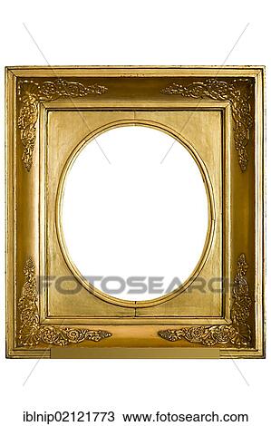 Stock Image - Gilded picture frame. Fotosearch