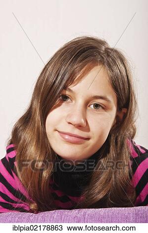 Girl, 13, portrait View Large Photo Image Stock Image - Girl, 13, portrait. Fotosearch