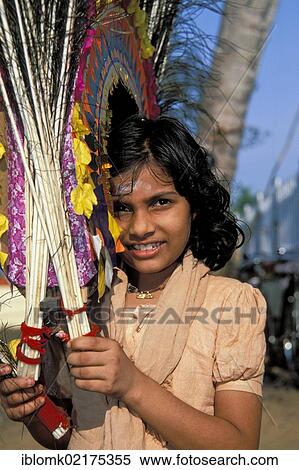 Girl on a pilgrimage in honour of Lord Murugan, Shiva's second son, Kerala, South India, India, Asia View Large Photo Image Stock Photography - Girl on a pilgrimage in honour of Lord Murugan, Shiva's second son, Kerala, South India, India, Asia. Fotosearch