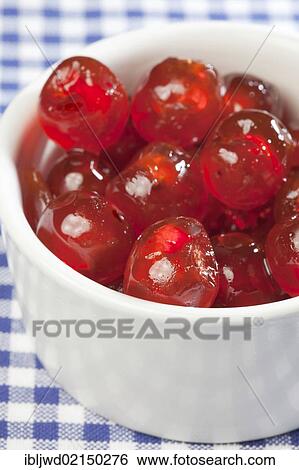Glace cherries View Large Photo Image Stock Photograph - Glace cherries. Fotosearch