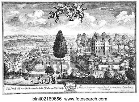 Gleishammer Castle, a half hour from Nuremberg, historical woodcut from the 18th Century View Large Photo Image Stock Photograph - Gleishammer Castle, a half hour from Nuremberg, historical woodcut from the 18th Century. Fotosearch