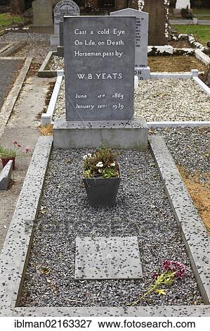 Grave of W. B. Yeats, Drumcliff, County Sligo, Connacht, Ireland, Europe View Large Photo Image Stock Photo - Grave of W. B. Yeats, Drumcliff, County Sligo, Connacht, Ireland, Europe. Fotosearch