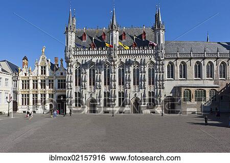 Grote Markt square and Stadhuis, city hall, old town of Bruges, UNESCO World Heritage Site, West Flanders, Flemish Region, Bruges, Belgium, Europe View Large Photo Image Stock Photograph - Grote Markt square and Stadhuis, city hall, old town of Bruges, UNESCO World Heritage Site, West Flanders, Flemish Region, Bruges, Belgium, Europe. Fotosearch